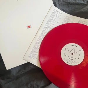 Hov1 vinylskiva!! - Säljer nu min Hov1 vinylskiva då den aldrig kommit till användning, den går även att ha som tavla om man köper en ram osv. Det är en röd LP, 1000 st i upplaga detta är nummer 62! Skivan släpptes 2018. Den  är i mycket bra skit då den aldrig har använts.