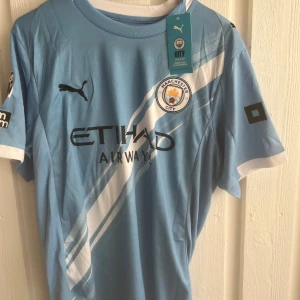 Manchester City Cherki 29 matchtröja - Manchester Citys officiella ljusblå matchtröja från Puma med Cherki och nummer 29 på ryggen. Tröjan har vita detaljer, snedrandigt mönster framtill, klubbmärke och sponsortryck. Korta ärmar och sportig passform, perfekt för fotbollsfans.