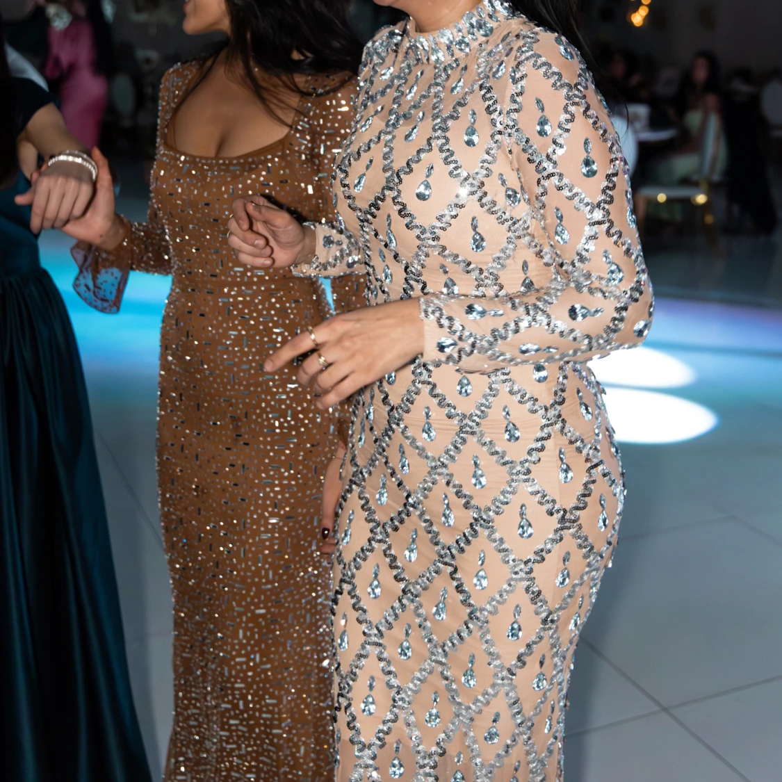 Oh Polly långklänning med fyrkantig ringning - 2