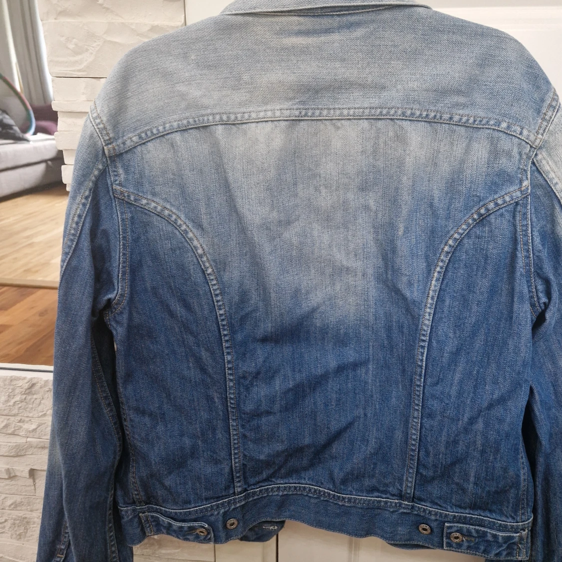 Blå jeansjacka från Diesel, stl M - 1