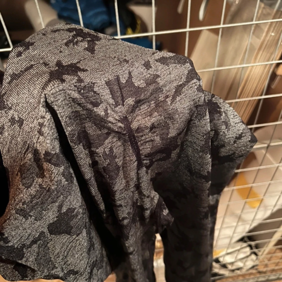 Grå camo leggings - 1