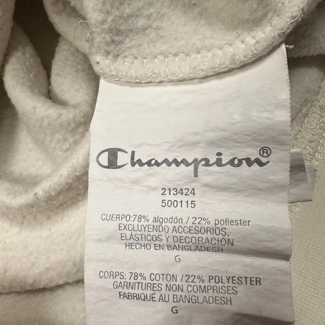 Creme White Champion Hoodie - 4