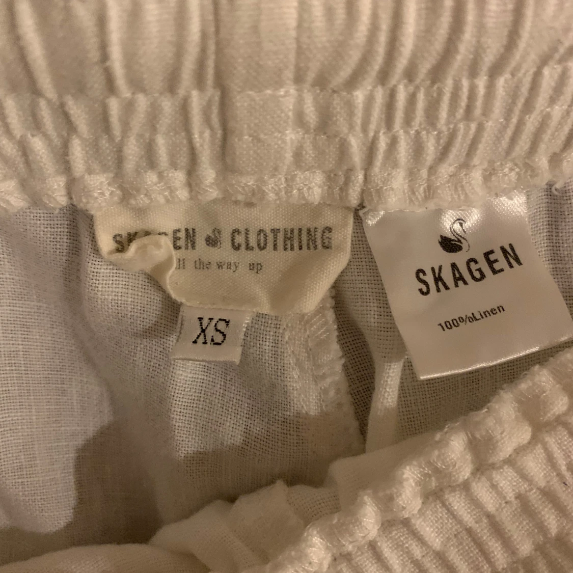 Vita linnebyxor från Skagen - 1