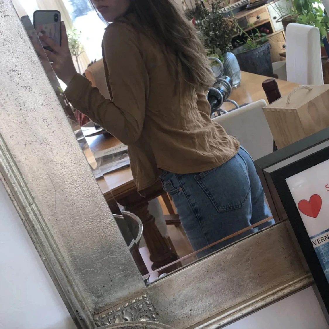 Brun mocka skjorta från H&M - 4