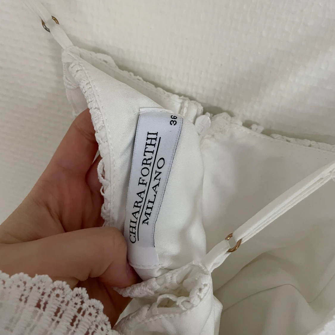 Vit studentklänning - 3