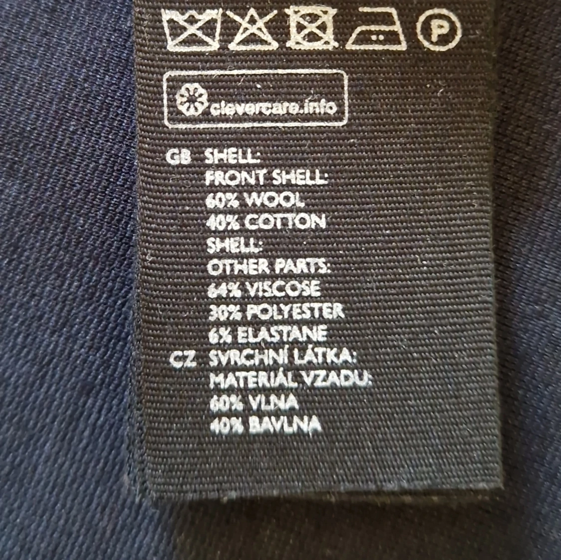 Mörkblå långärmad klänning från COS - 4