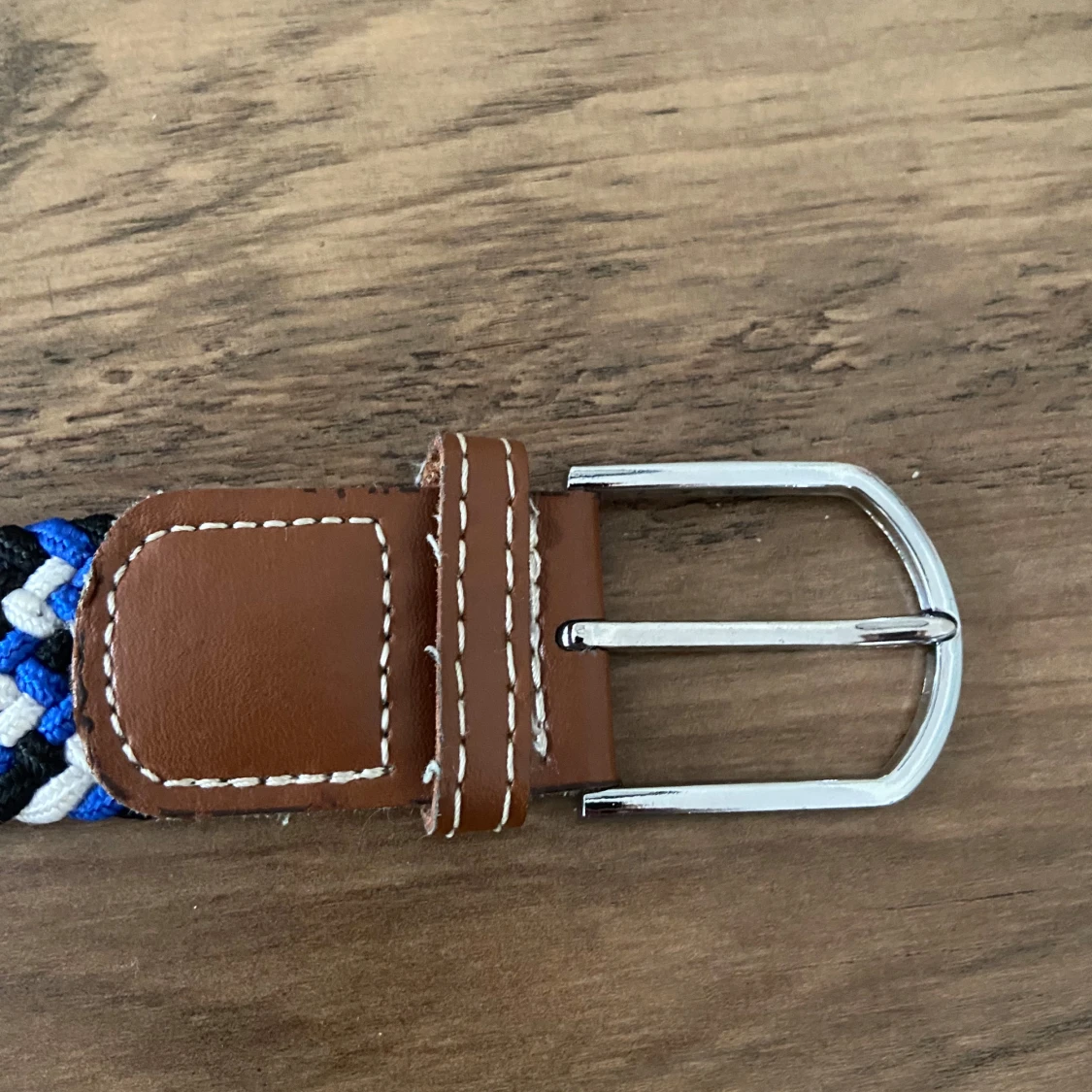 RYVLS flätat bälte med läderdetaljer - 3