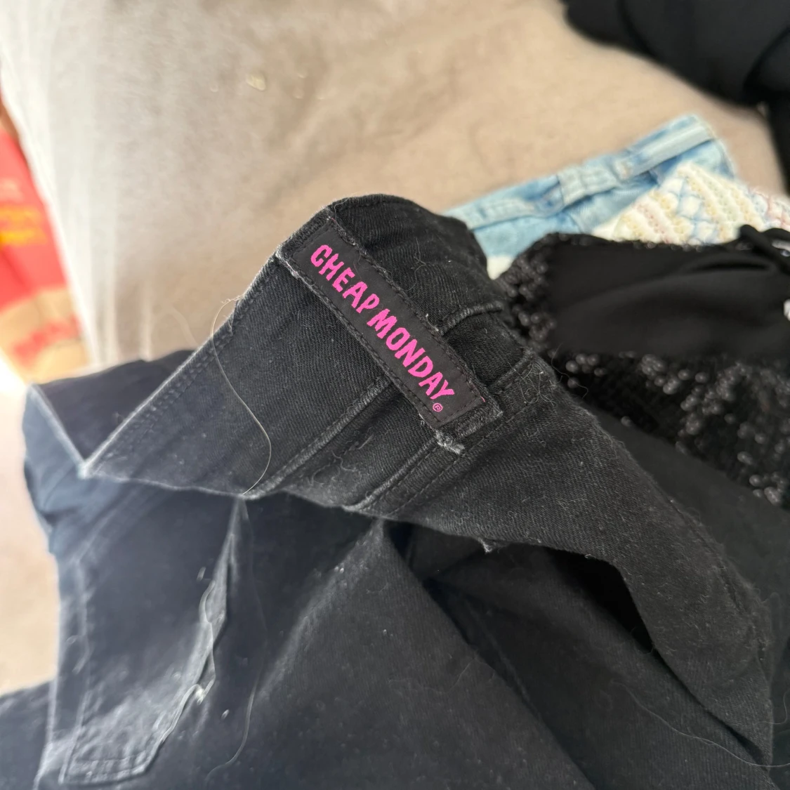 Svarta bootcut jeans Cheap Monday - 3