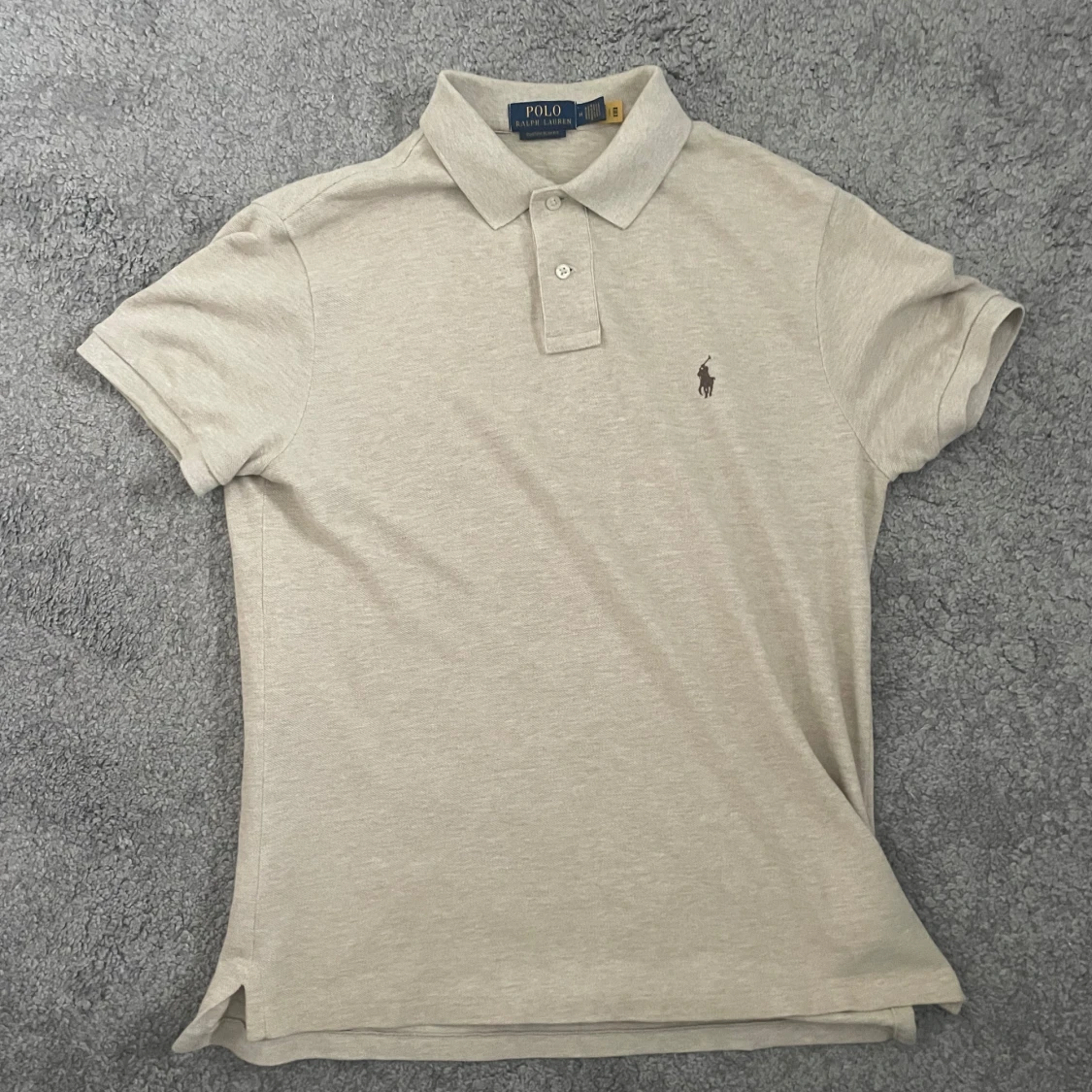 Beige pikétröja från Polo Ralph Lauren