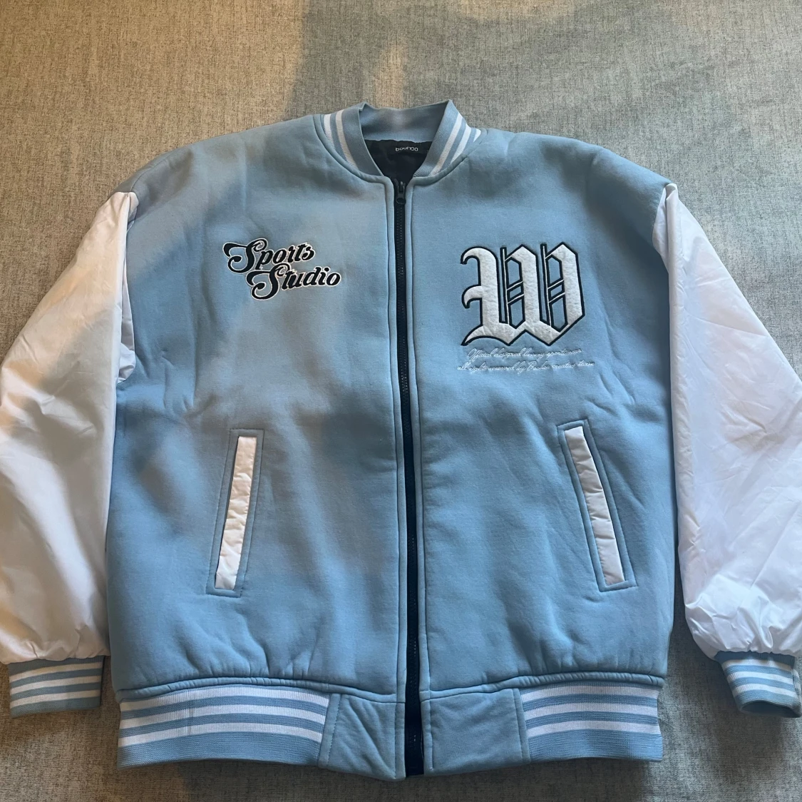 Blåvit bomberjacka Sports Studio