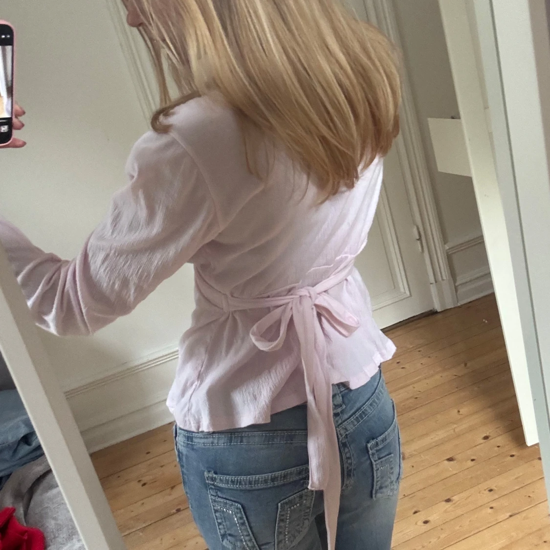 Ljusrosa knyttopp - 2