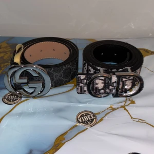 2 för 450kr Gucci bälte + dior bälte - Helt nya. 