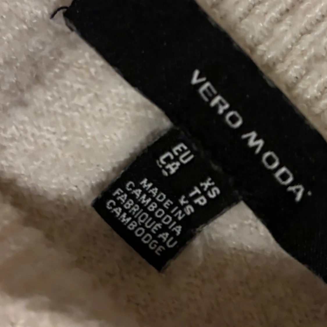 Beige stickad tröja Vero Moda XS - 1