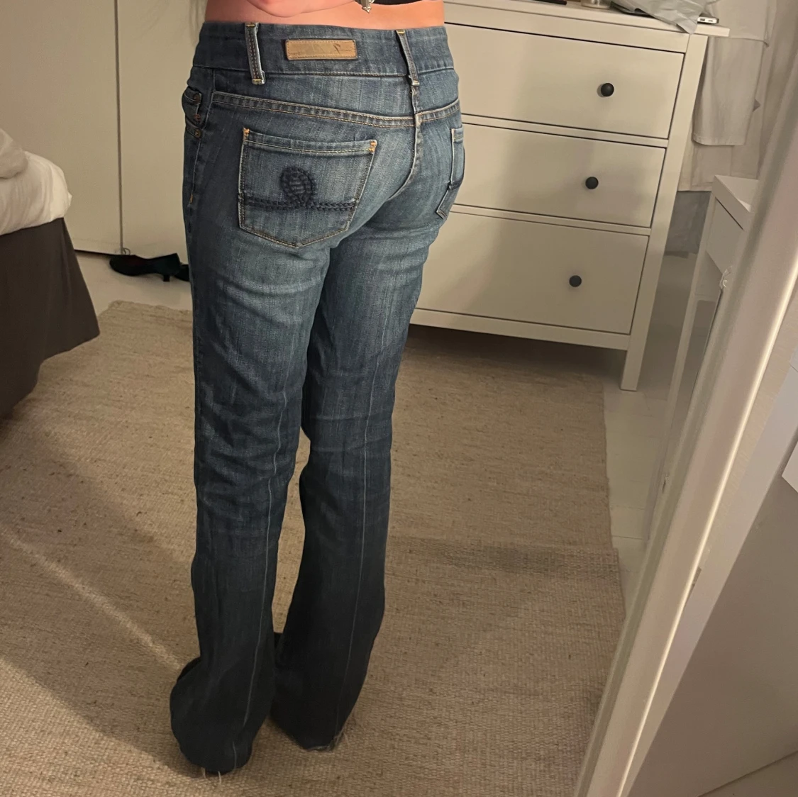 Lågmidjade bootcut jeans!😚 - 1