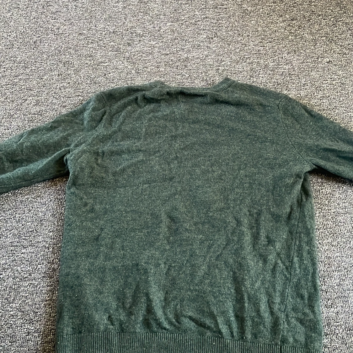 Mörkgrön stickad tröja från Replay - 1