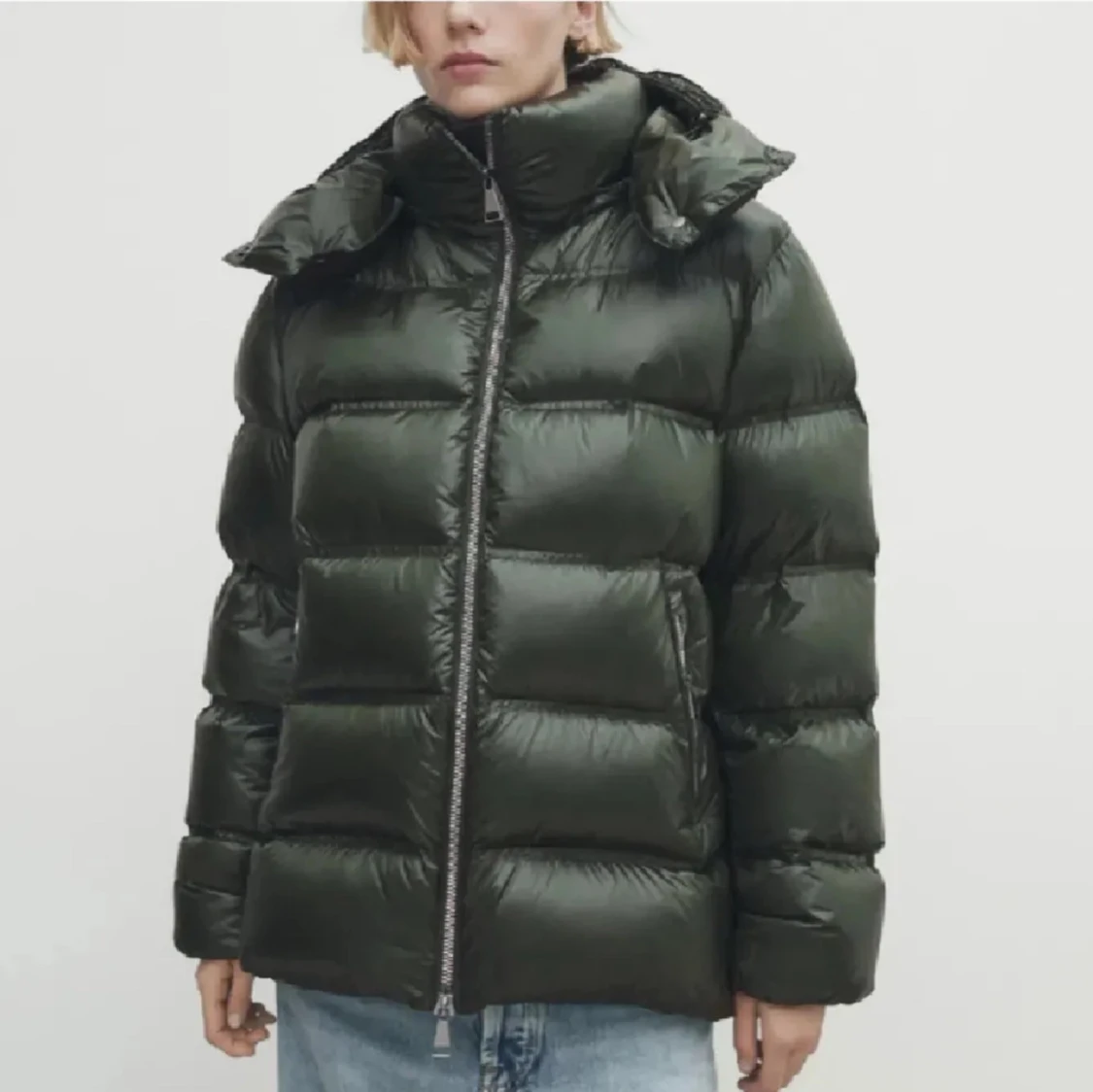 Grön Massimo Dutti jacka