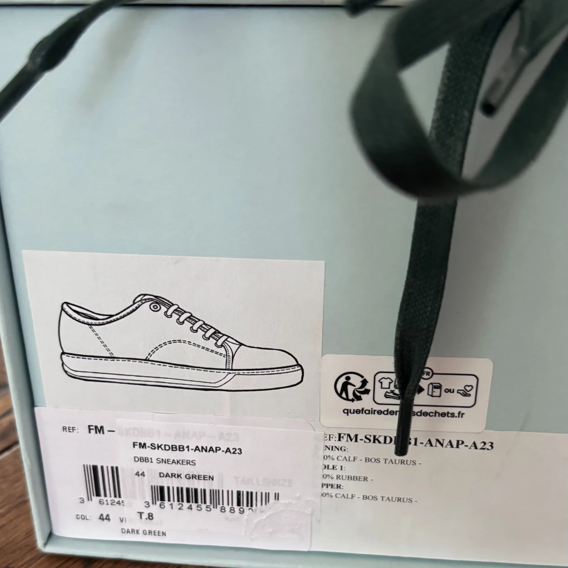 Lanvin skor DBB1 Cap Toe, stl 42 - 3