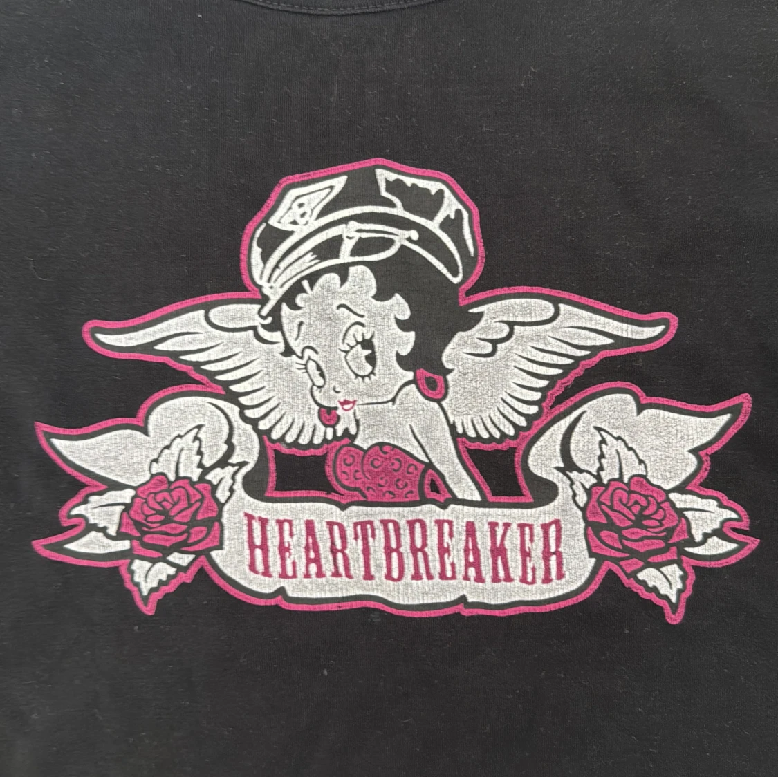 Svart t-shirt Heartbreaker Betty Boop - 1