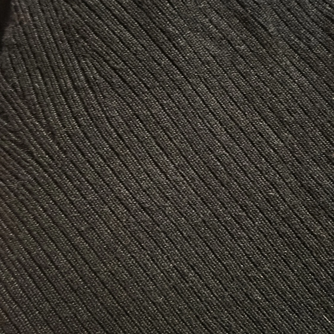 Svart ribbad långklänning BikBok - 2