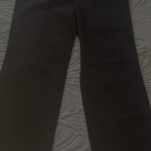 Låg midjade svarta kostymbyxor - Snygga svarta kostymbyxor med rak passform. Byxorna har klassisk design och passar till många olika outfits. Stoleken är L men passar också för dem som har M.
