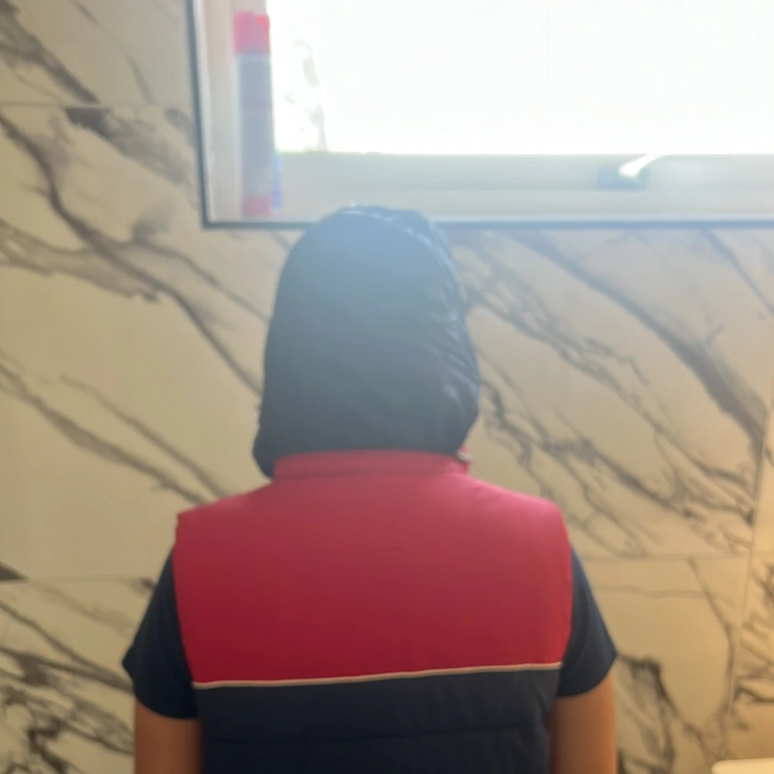 Blå och röd dunväst från U.S. Polo Assn. - 1