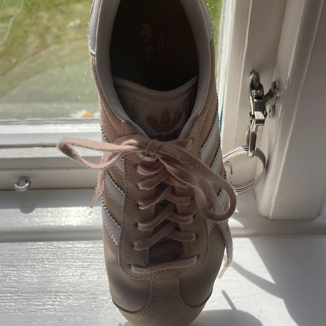 Rosa/beige Adidas Gazelle sneakers strl 36 - 2