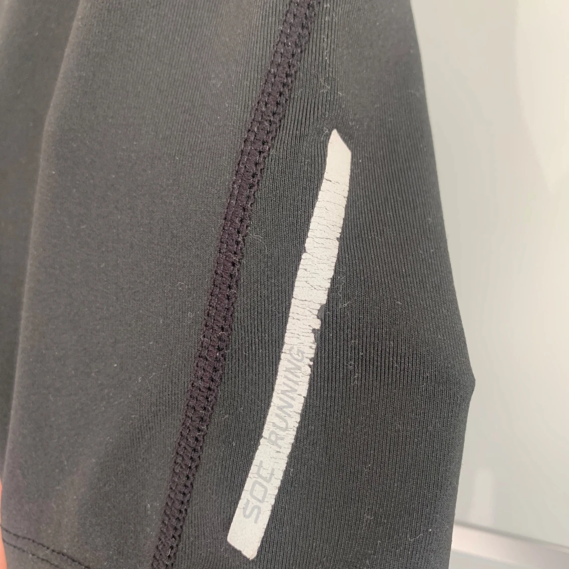 Svarta högmidjade träningsshorts SOC - 3