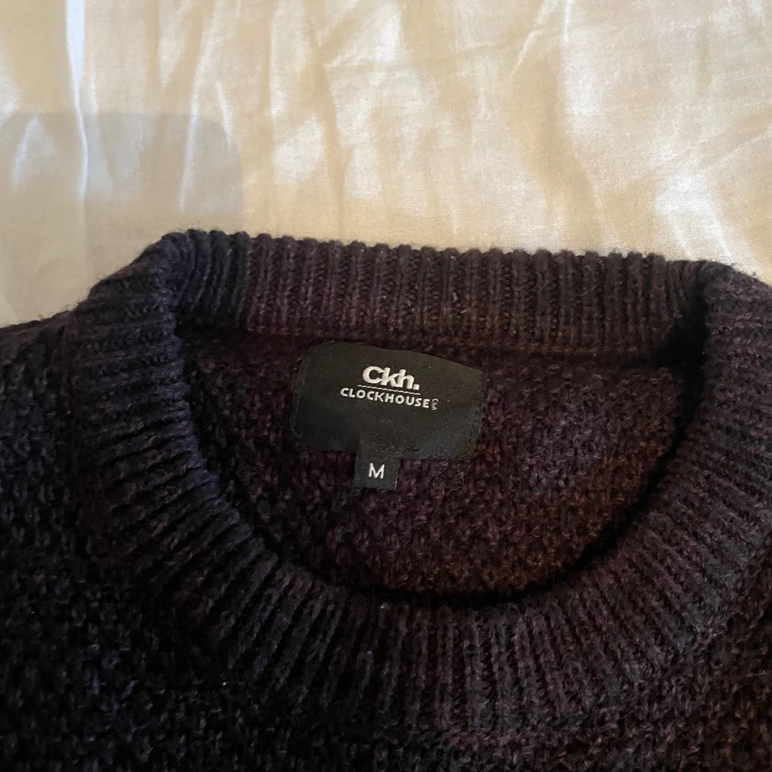 Svart stickad tröja från Clockhouse - 1