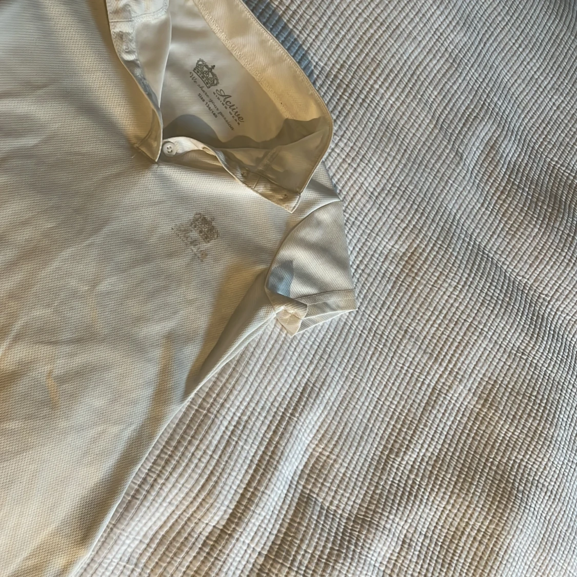 En fin vit beige rid tröja  - 3