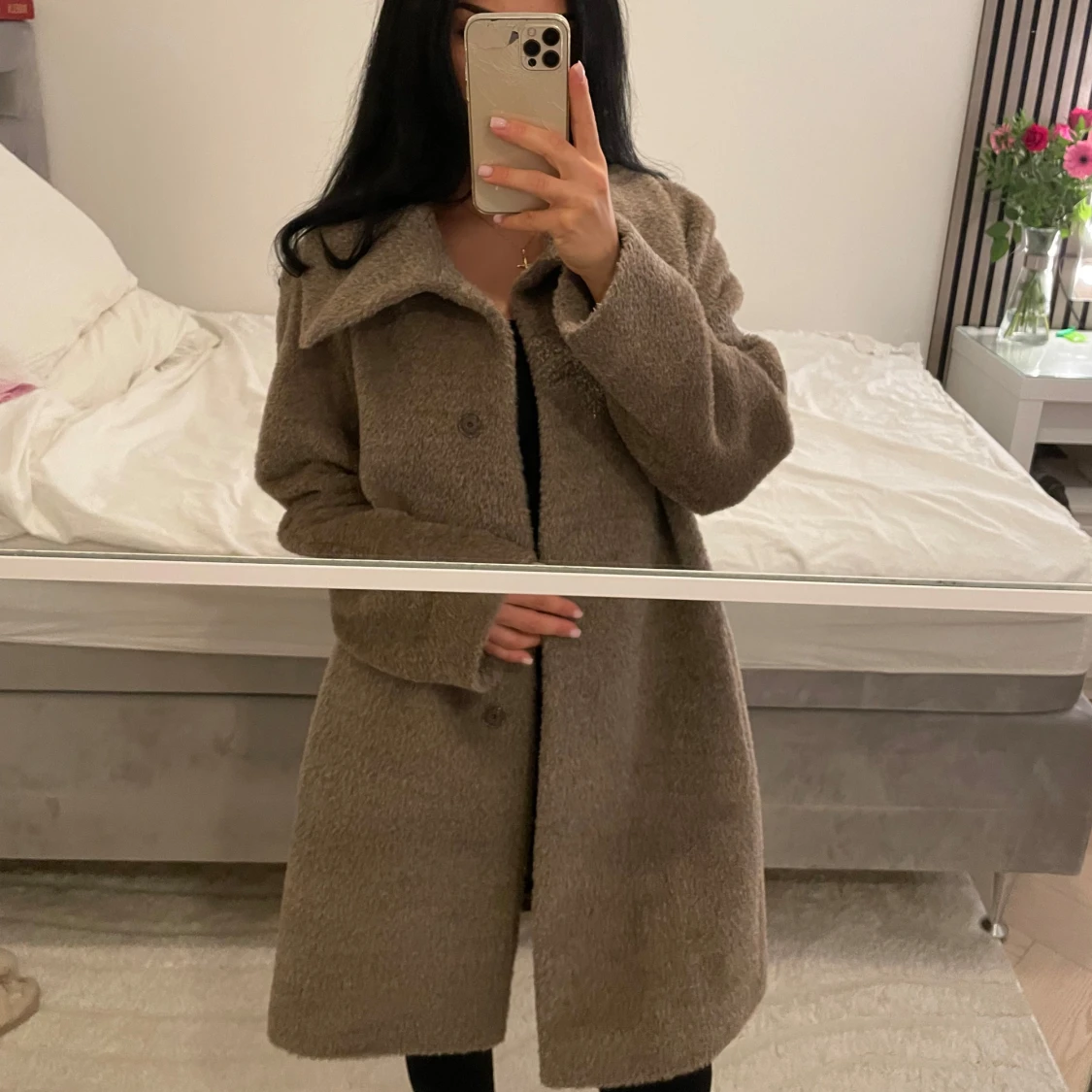 Brun teddyjacka från Cinzia Rocca 34