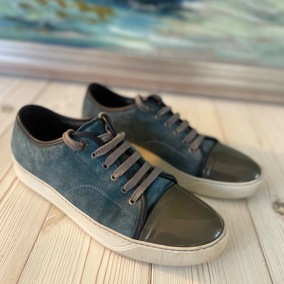 Blåa Lanvin DBB1 skor - 1