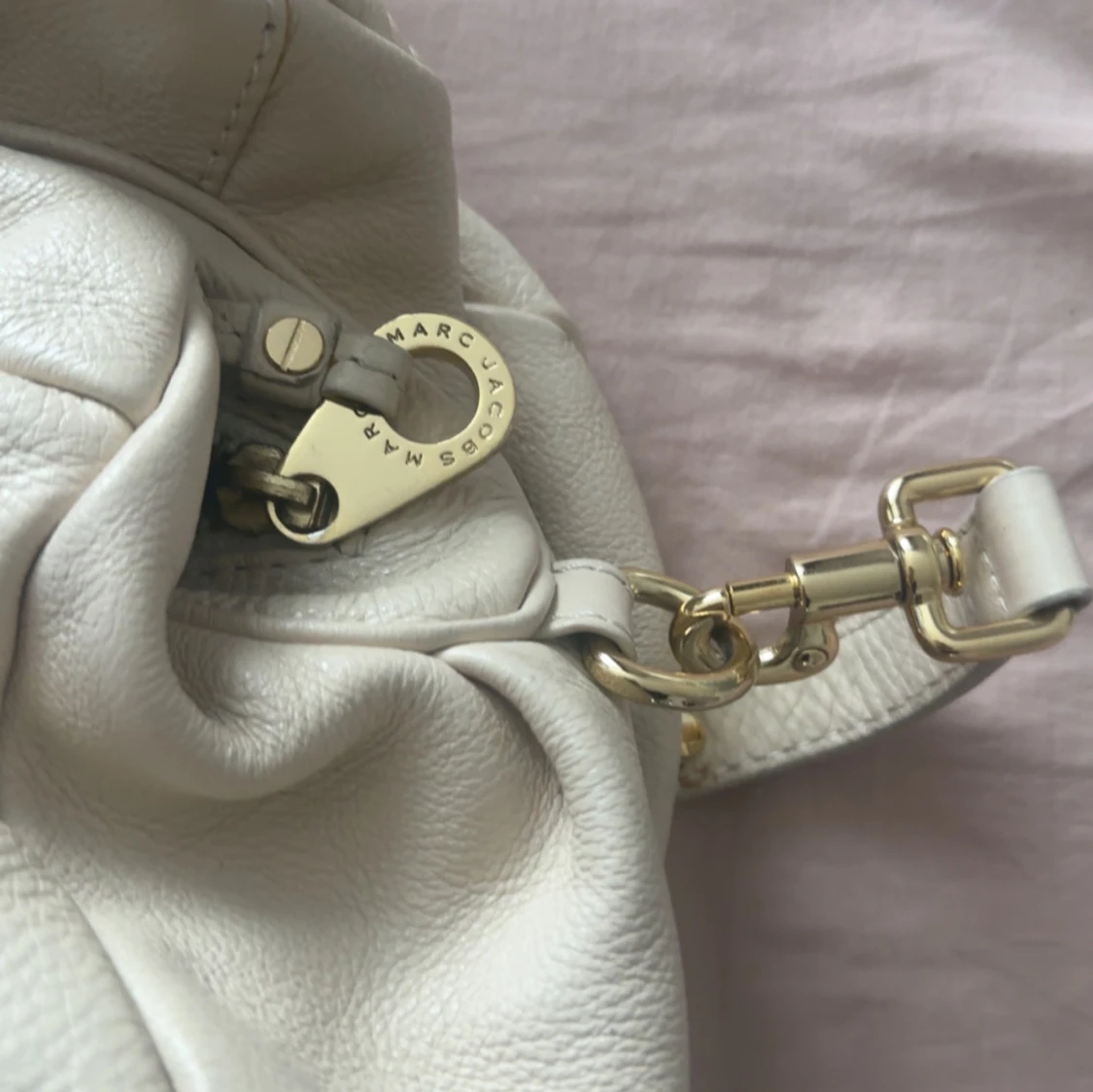 Beige handväska från Marc by Marc Jacobs - 4