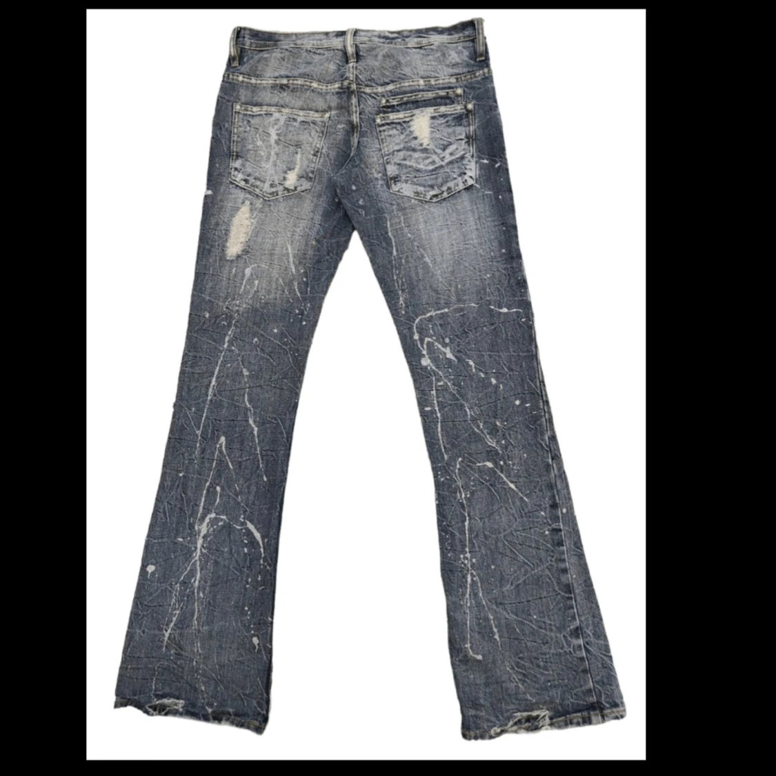 Midas bootcut jeans med slitningar  - 2
