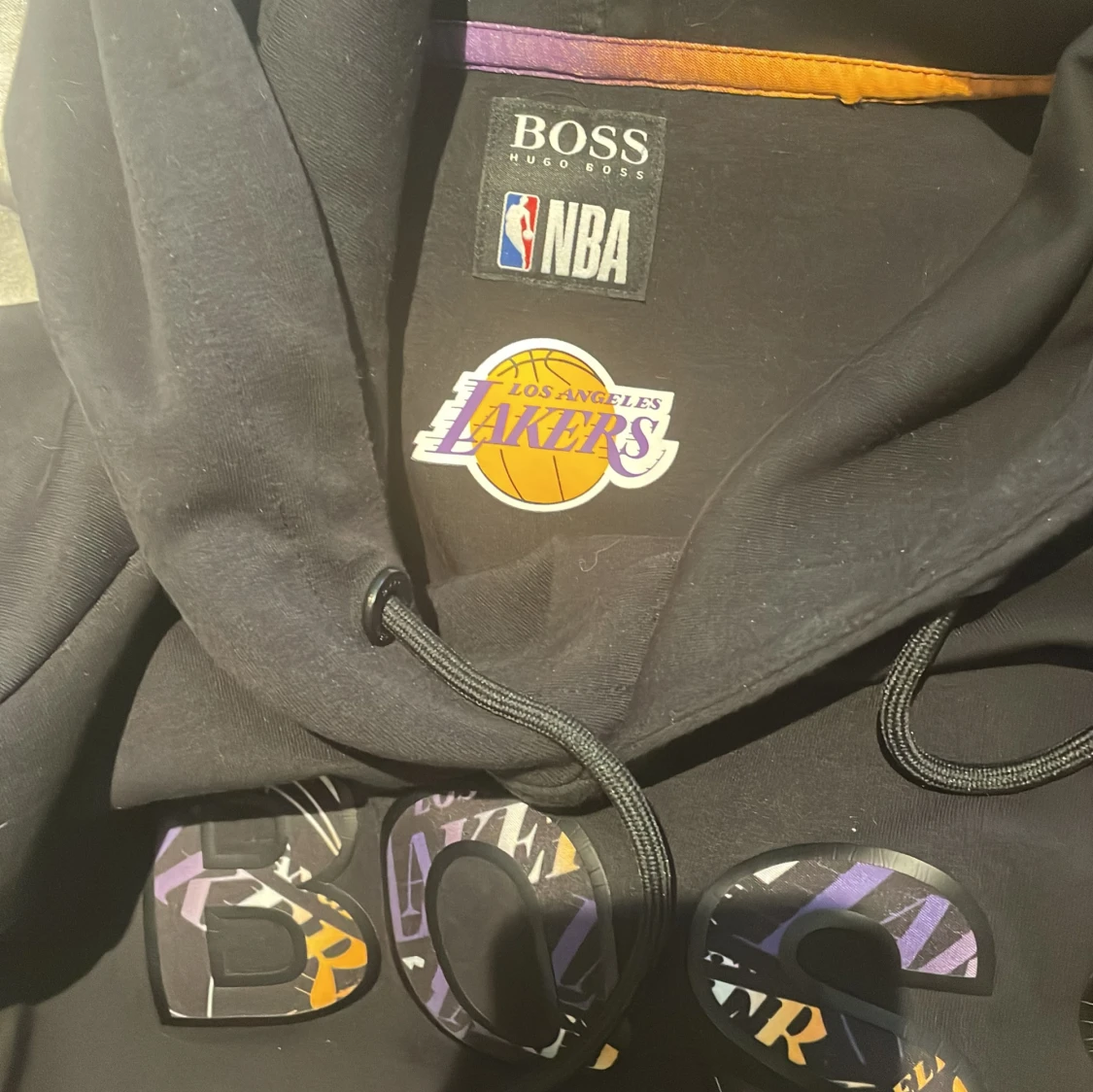 Svart Lakers hoodie från Hugo Boss - 1