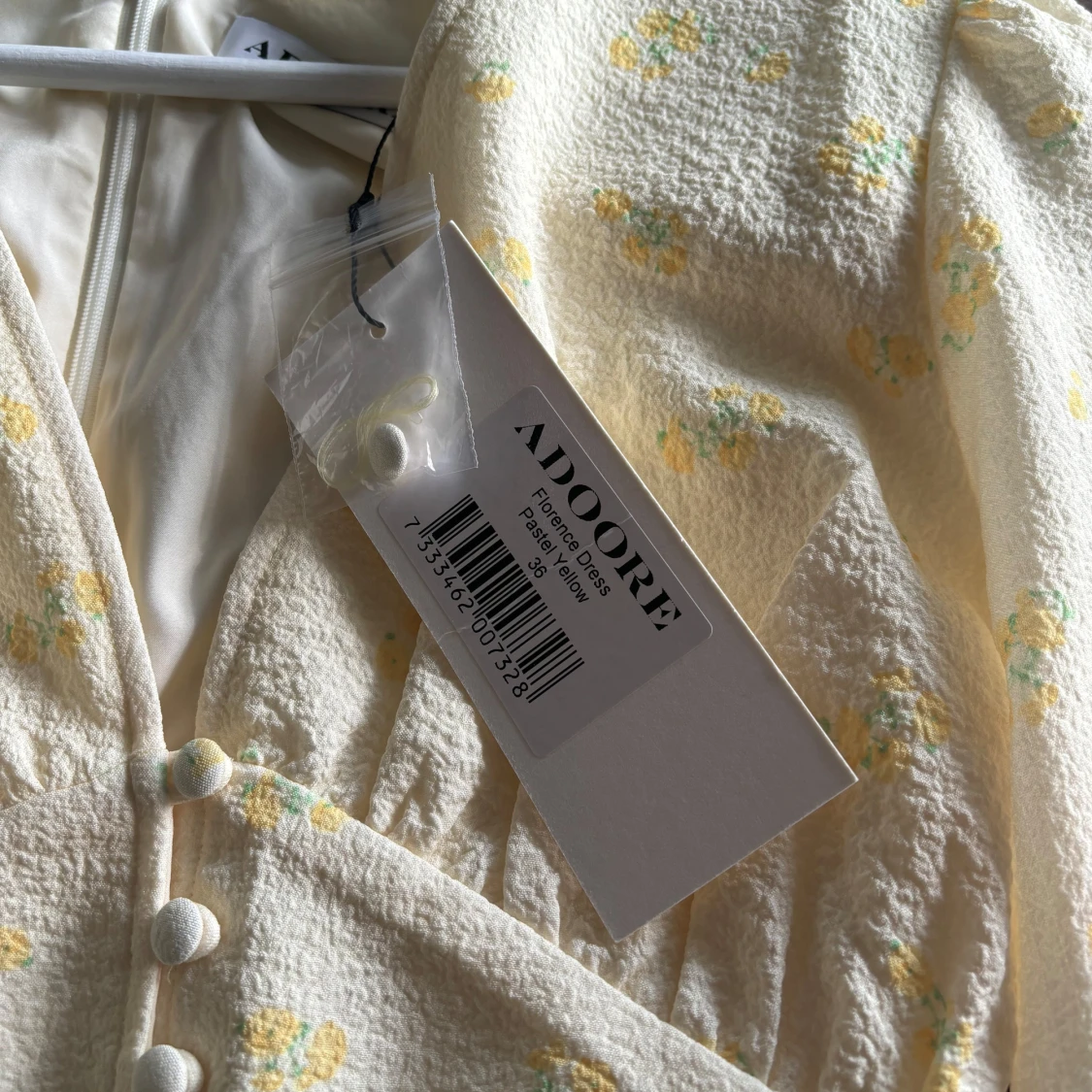 Adoore Florence kort klänning gul - 1