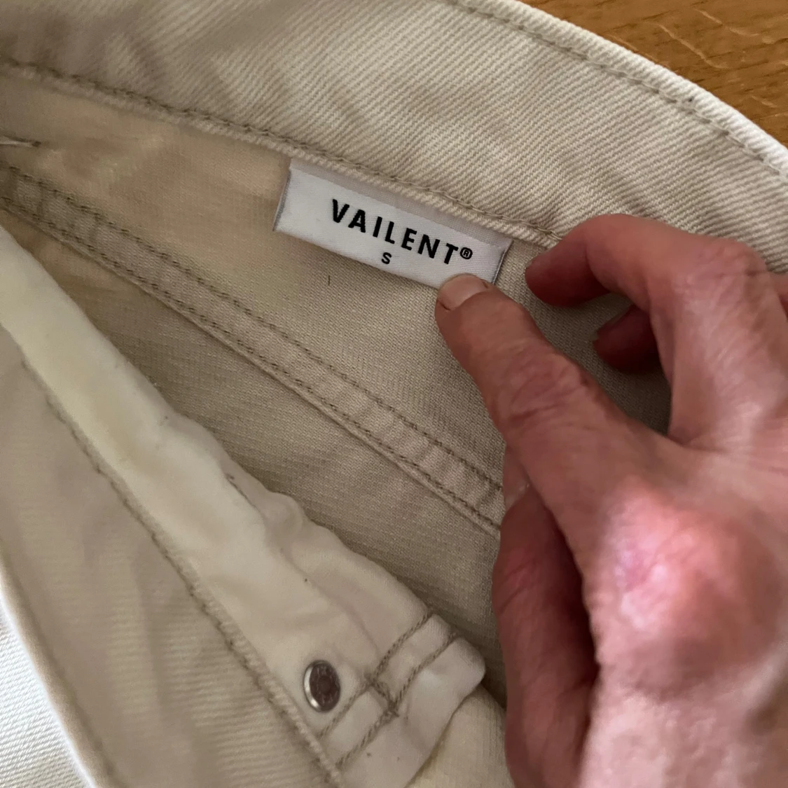 Vita raka byxor från Vailent - 2