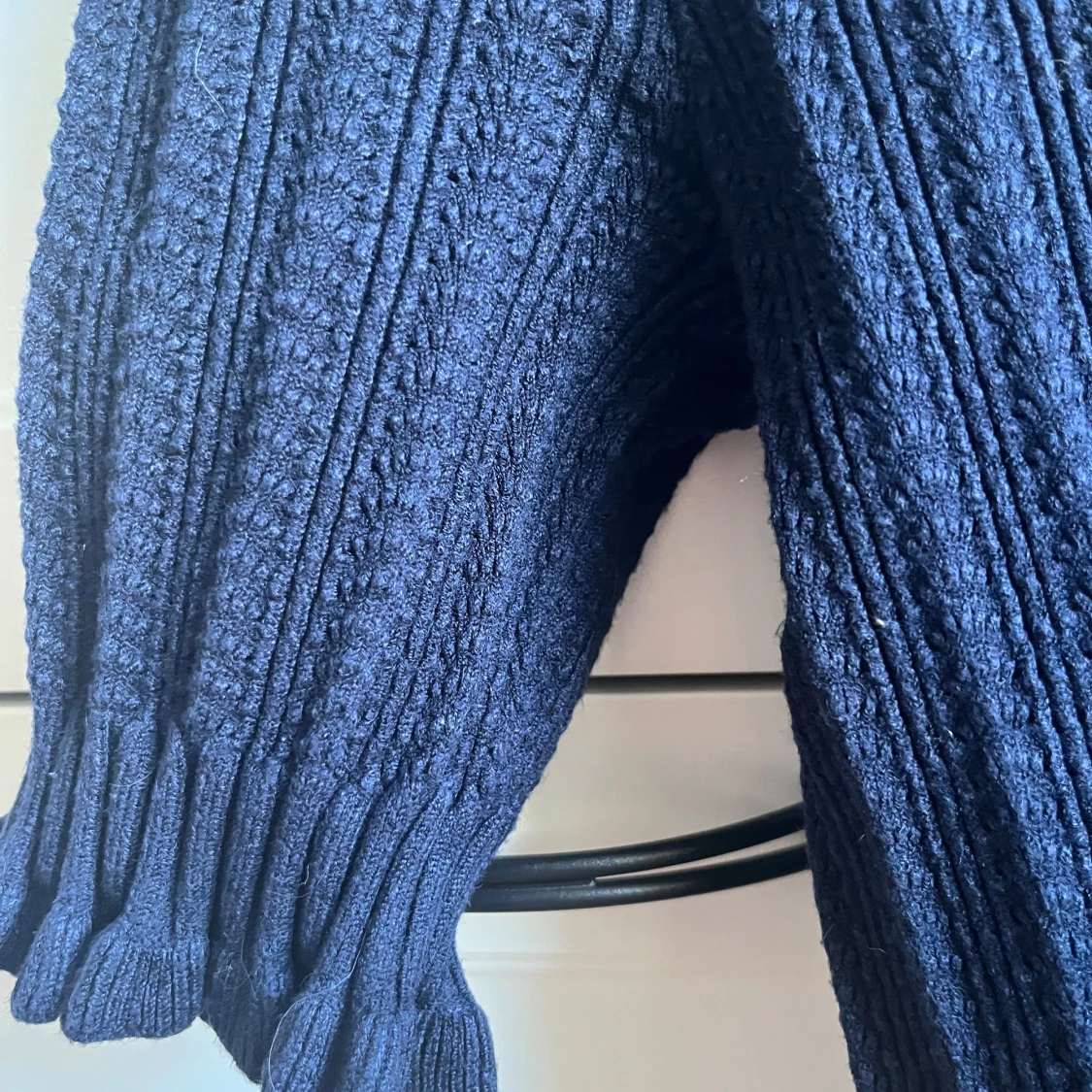 Mörkblå finstickad Topp - Lindex 💙🦋 - 1