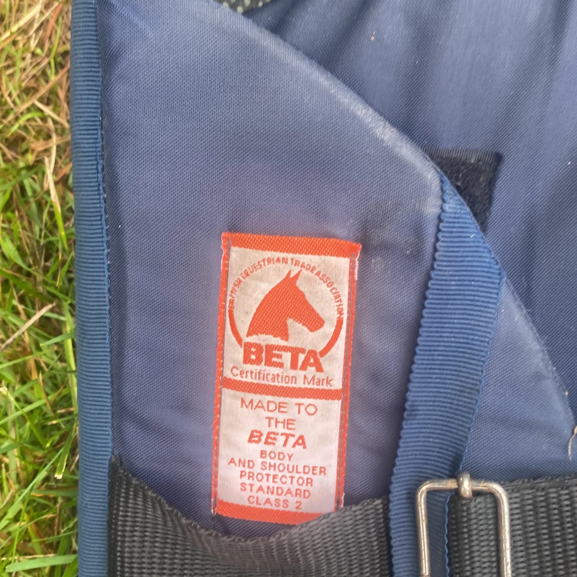 Jack Ellis blå skyddsväst för ridning - 1