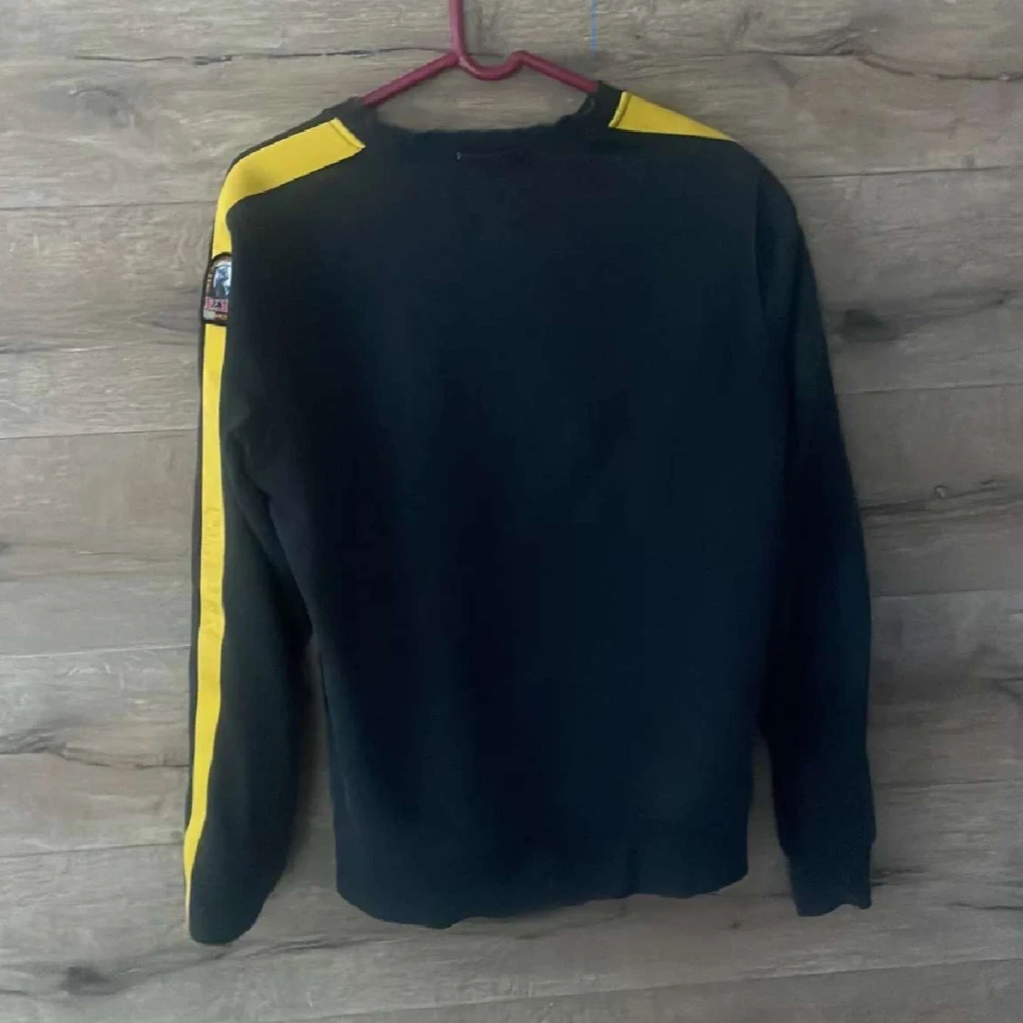 Svart fleece-tröja Parajumpers gul detalj - 1