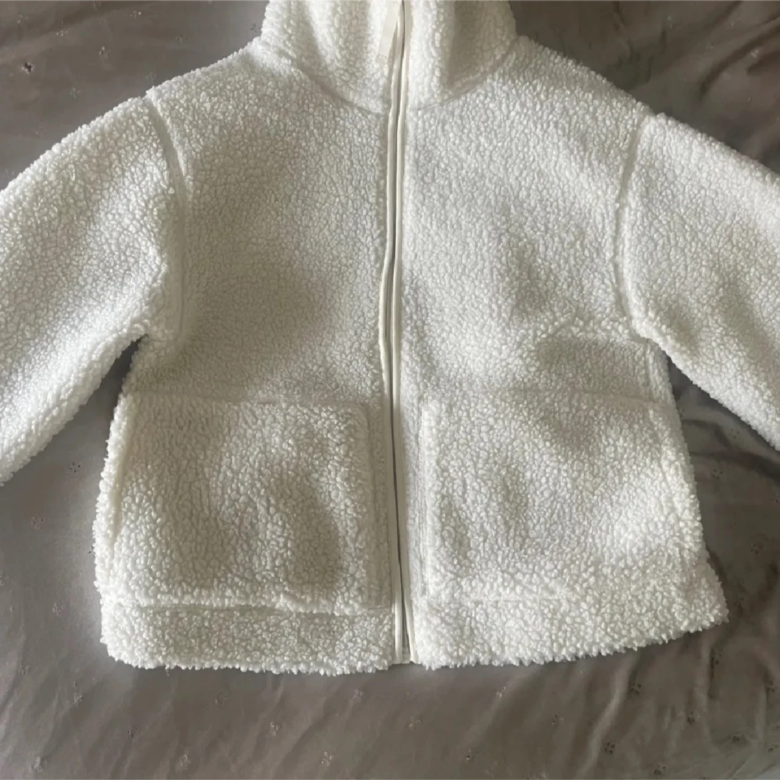 Vit teddyjacka💞 - 2