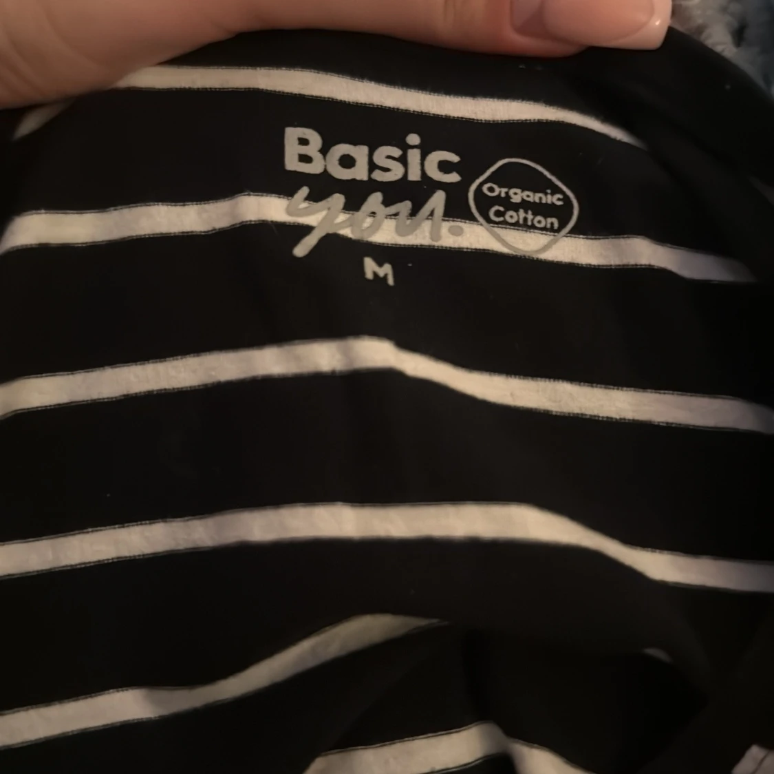 Randig långärmad tröja från Basic You - 2