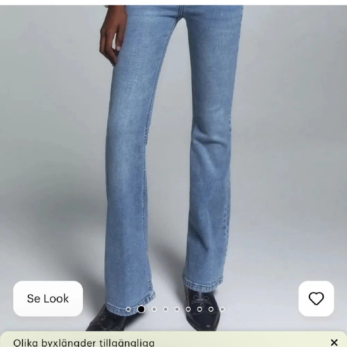 Blå bootcut jeans - Pull&Bear - 1