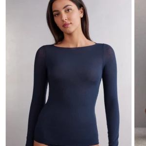 Mörkblå intimissimi tröja  - Mörkblå intimissimitröja använd några gånger