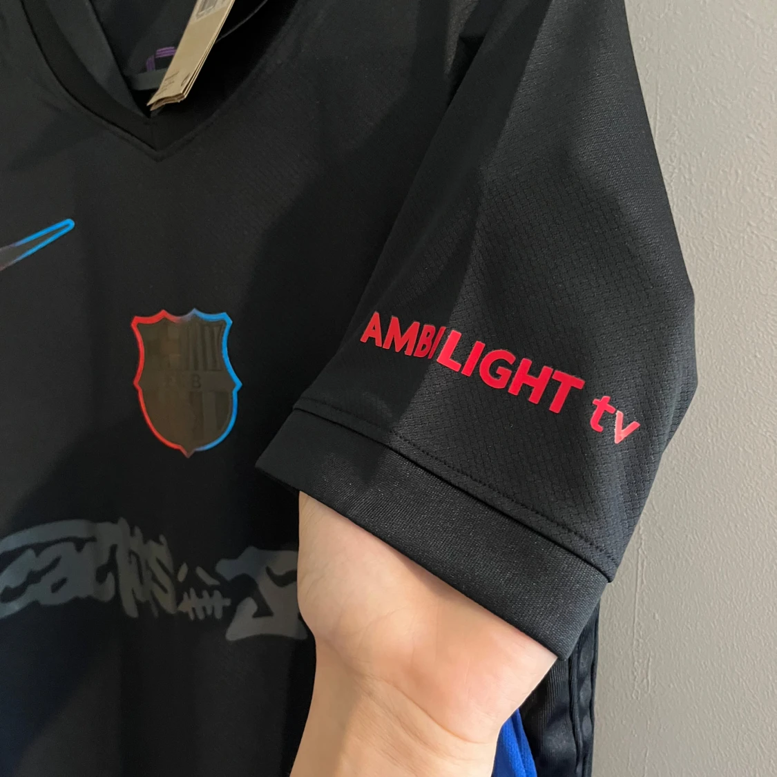 FC Barcelona x Nike svart matchtröja - 1