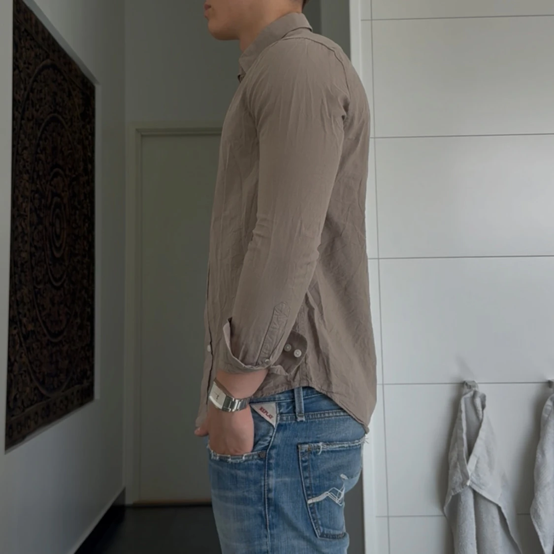 Beige skjorta från Samsøe Samsøe - 1