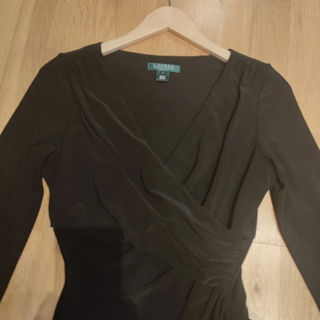 Svart omlottklänning Lauren Ralph Lauren - 1