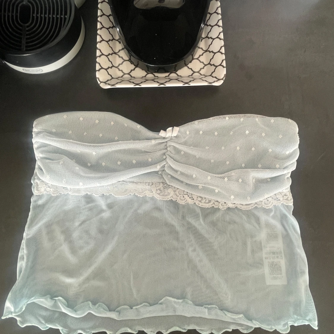 Ljusblå bandeau tubtopp ASOS Design - 1