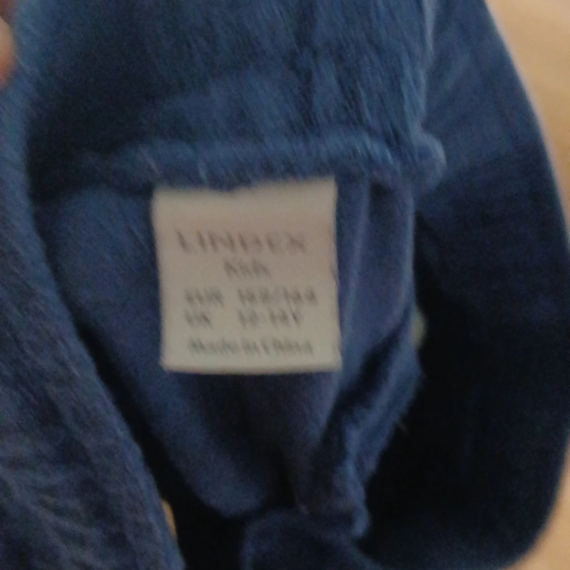 Blå frottéshorts - 2