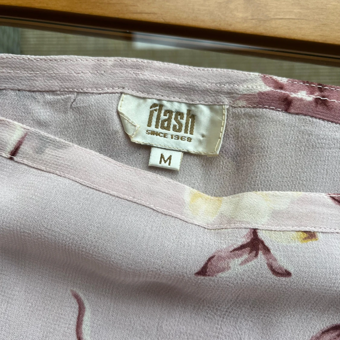 Ljusrosa blommig långkjol Flash - 2