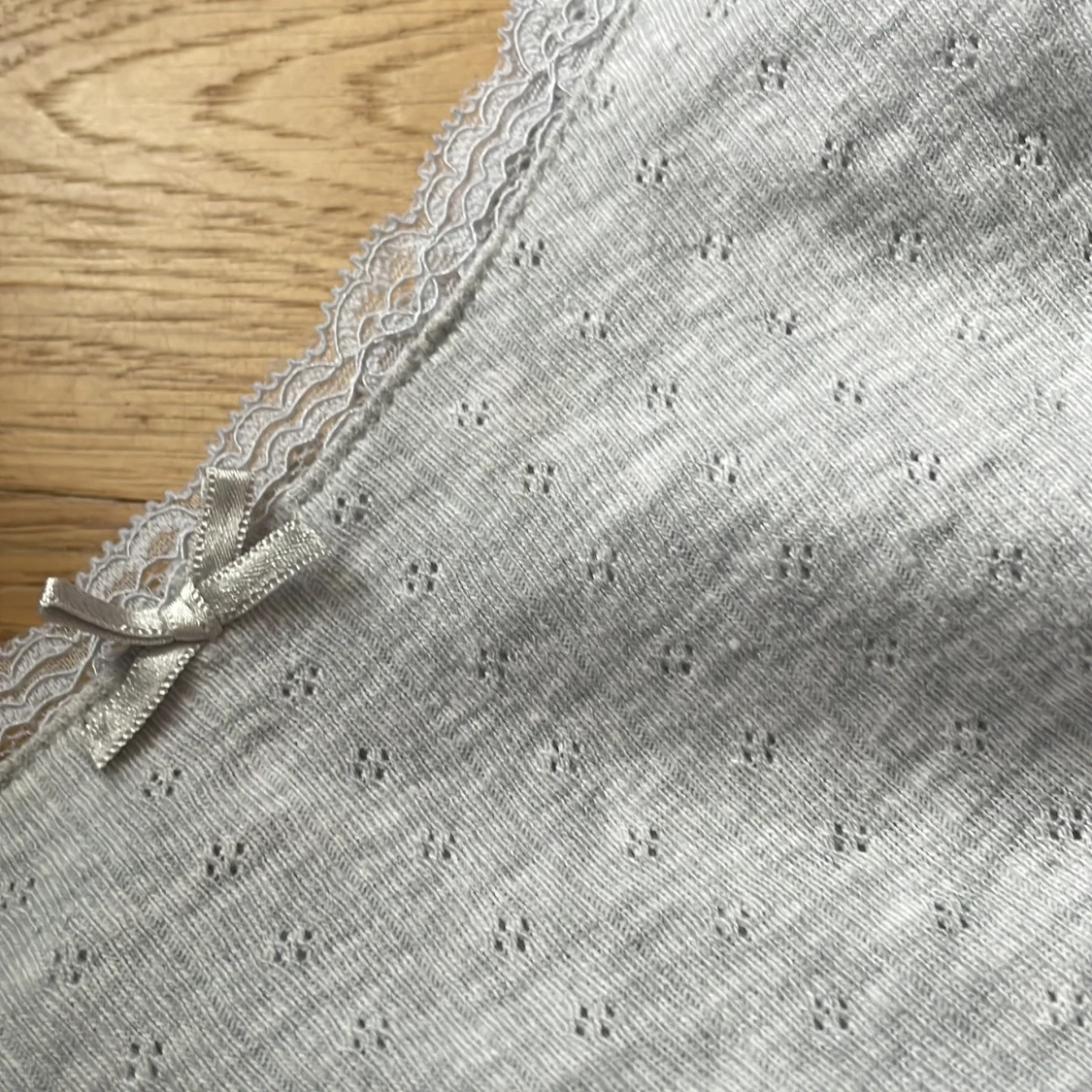 Grå långärmad topp från H&M - 3